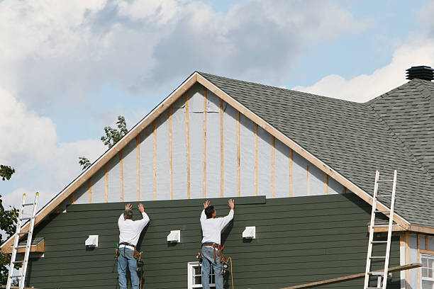 Professional Siding Contractor technician working in White Stone, VA